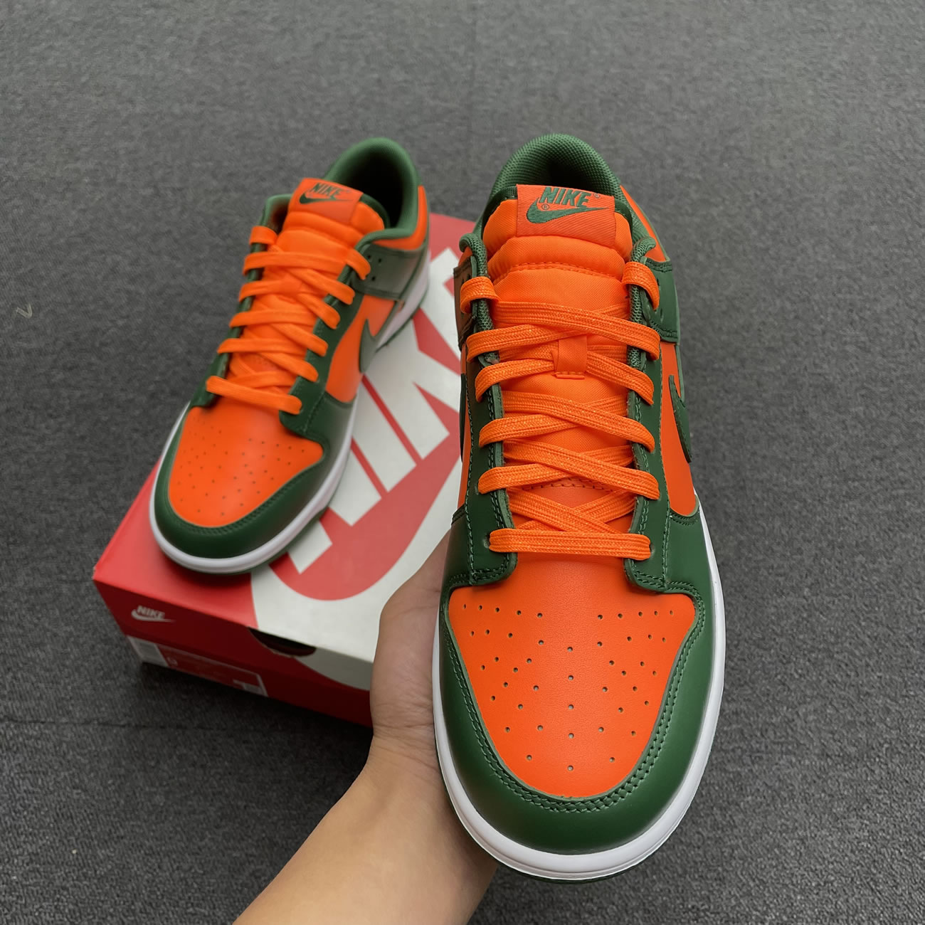 Nike Dunk Low Miami Hurricanes Dd1391 300 (11) - newkick.app